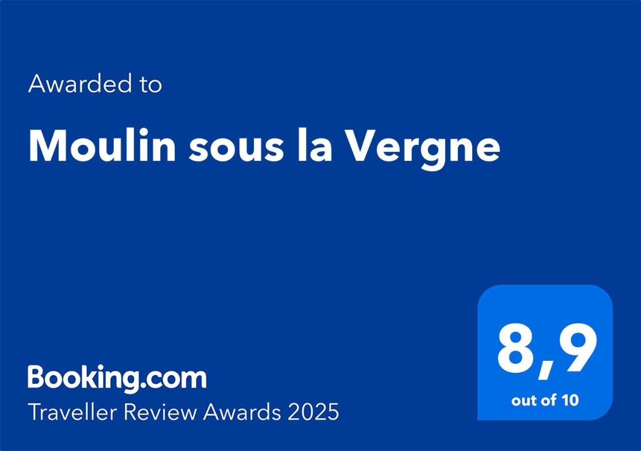 Moulin Sous La Vergne Nanteuil-en-Vallée Esterno foto